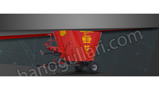 12 m3 | Cross Discharge Vertical Mixer Feeder | FMV 12S |