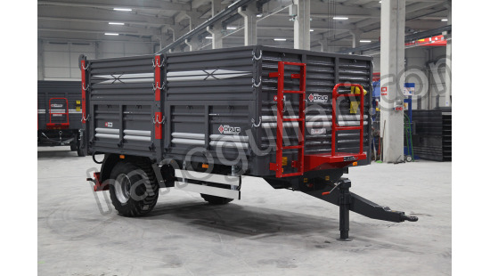 COR-TD-T8-Single Axle Tipping Agricultural Trailer