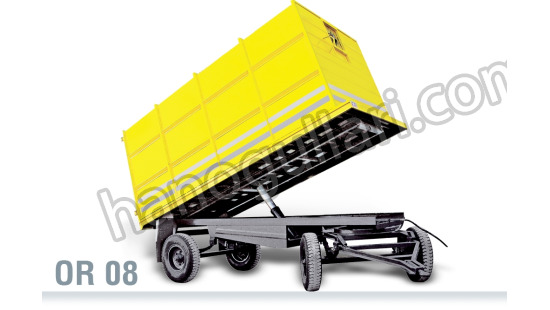 OR 08 Double Axle Straw Container