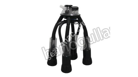 240 CC Sağım Başlığı, 102 Memelik Lastikli PVC Kılıflı