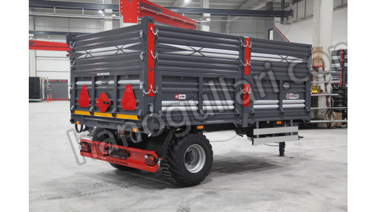 COR-TD-T8-Single Axle Tipping Agricultural Trailer