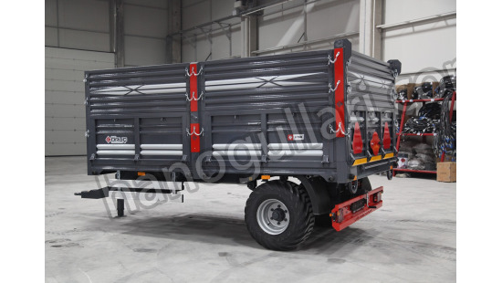 COR-TD-T8-Single Axle Tipping Agricultural Trailer