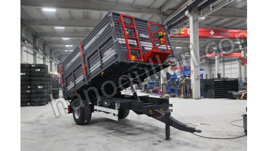 COR-TD-T8-Single Axle Tipping Agricultural Trailer