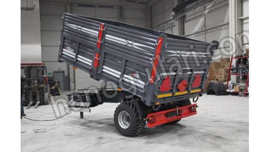 COR-TD-T8-Single Axle Tipping Agricultural Trailer