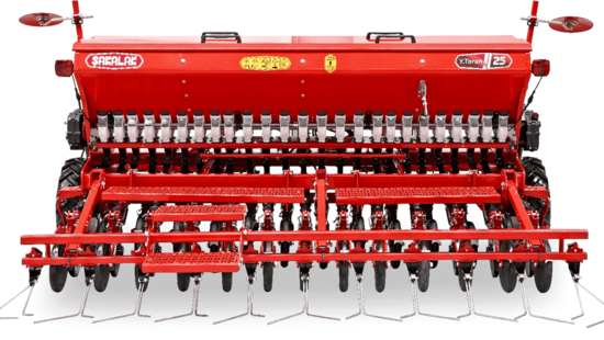 Y.Torun With Fertilizer Double Disc Pressing Wheel Seed Drill
