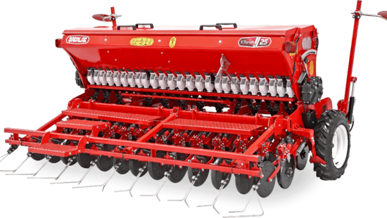 Y.Torun With Fertilizer Double Disc Pressing Wheel Seed Drill