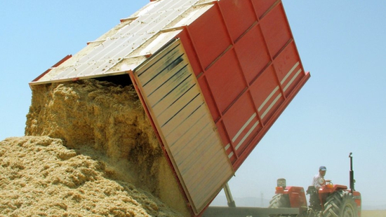 OR 08 Double Axle Straw Container