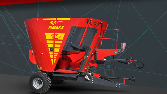 12 m3 | Cross Discharge Vertical Mixer Feeder | FMV 12S |