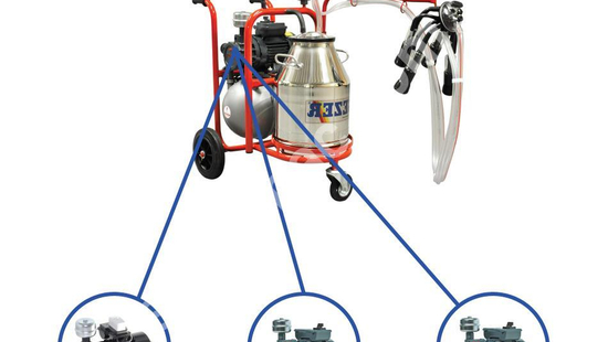 PLS-1 1 Milking Cluster, 1 Bucket