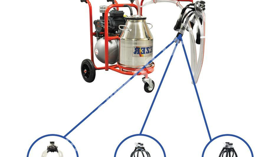 PLS-1 1 Milking Cluster, 1 Bucket