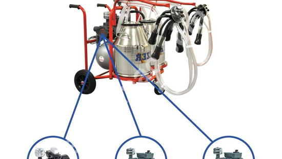 PLS-2 with 2 Milking Head, 2 Bucket