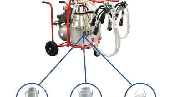 PLS-2 with 2 Milking Head, 2 Bucket