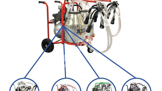 PLS-2 with 2 Milking Head, 2 Bucket