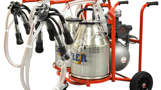 PLS-2 with 2 Milking Head, 2 Bucket