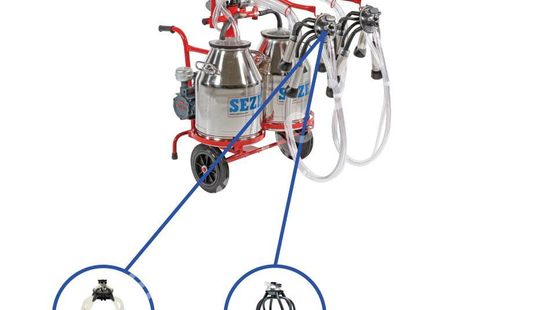 IMLPS-2 2 Milking Head, 2 Bucket