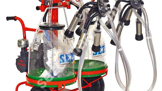 IMLPS-2 2 Milking Head, 2 Bucket
